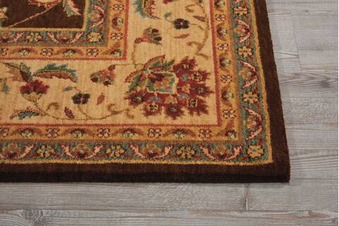 Nourison Living Treasures Brown 76 X 96 Area Rug 805-100366 Image 4