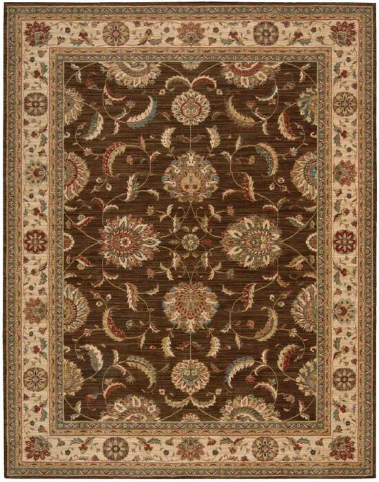 Nourison Living Treasures Brown 76 X 96 Area Rug 805-100366 Image 0