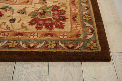 Nourison Living Treasures Brown 99 X 139 Area Rug 805-100368 Image 4