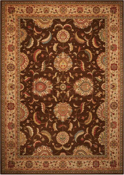 Nourison Living Treasures Brown 99 X 139 Area Rug 805-100368 Image 0