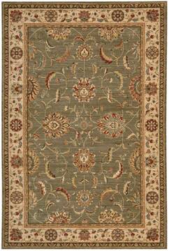 Nourison Living Treasures Green 5'6" X 8'3" Area Rug  805-100374