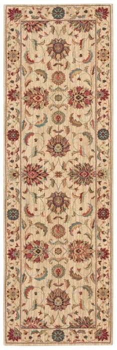 Nourison Living Treasures Beige Runner 26 X 120 Area Rug 805-100379 Image 0