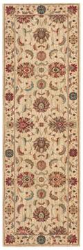 Nourison Living Treasures Beige Runner 2'6" X 12'0" Area Rug  805-100379