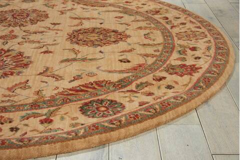 Nourison Living Treasures Beige Round 510 X 510 Area Rug 805-100383 Image 4