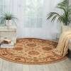 Nourison Living Treasures Beige Round 510 X 510 Area Rug 805-100383 Thumb 3