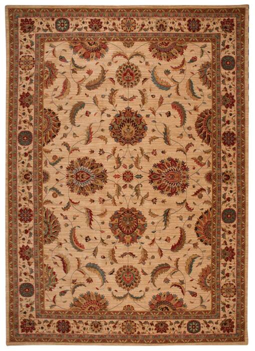 Nourison Living Treasures Beige 99 X 139 Area Rug 805-100388 Image 0