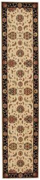 Nourison Living Treasures Beige Runner 10 to 12 ft Wool Carpet 100389