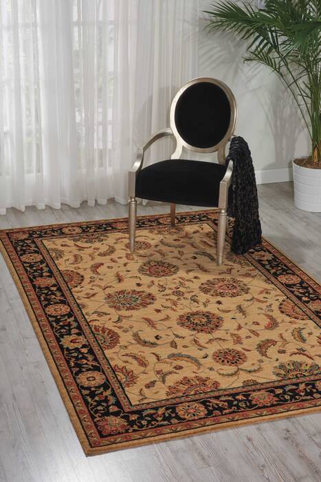 Nourison Living Treasures Beige Round 510 X 510 Area Rug 805-100393 Image 3