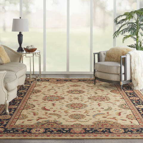 Nourison Living Treasures Beige 83 X 113 Area Rug 805-100397 Image 3