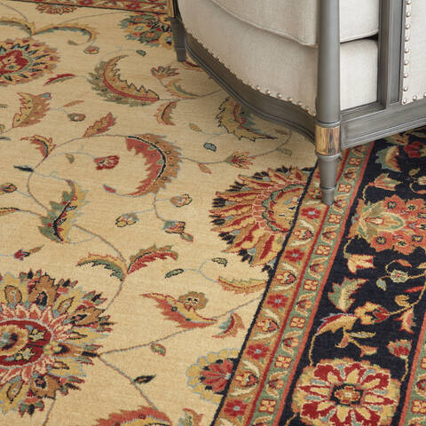 Nourison Living Treasures Beige 83 X 113 Area Rug 805-100397 Image 4