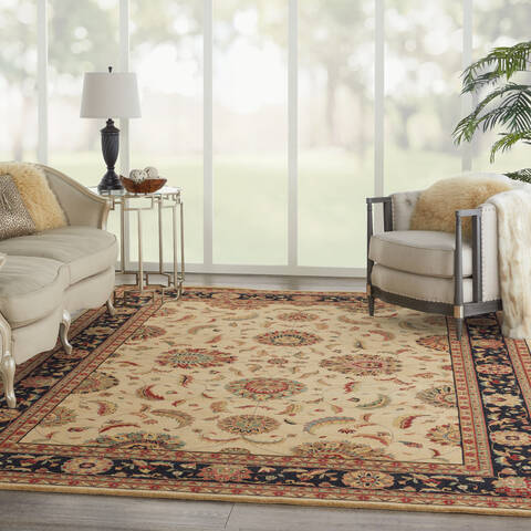 Nourison Living Treasures Beige 83 X 113 Area Rug 805-100397 Image 5