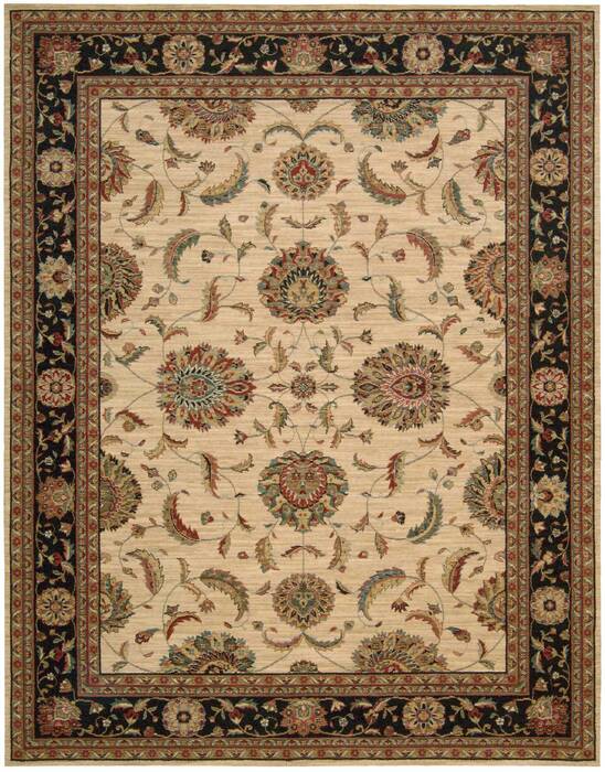 Nourison Living Treasures Beige 99 X 139 Area Rug 805-100398 Image 0