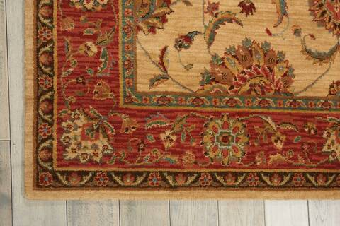 Nourison Living Treasures Beige Runner 26 X 80 Area Rug 805-100401 Image 1