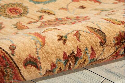 Nourison Living Treasures Beige Runner 26 X 80 Area Rug 805-100401 Image 2