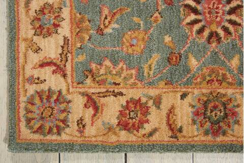 Nourison Living Treasures Blue Runner 26 X 80 Area Rug 805-100411 Image 1