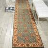 Nourison Living Treasures Blue Runner 26 X 80 Area Rug  805-100411 Thumb 3