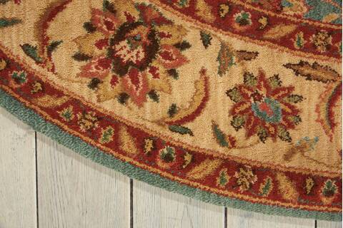 Nourison Living Treasures Blue Round 510 X 510 Area Rug 805-100413 Image 1