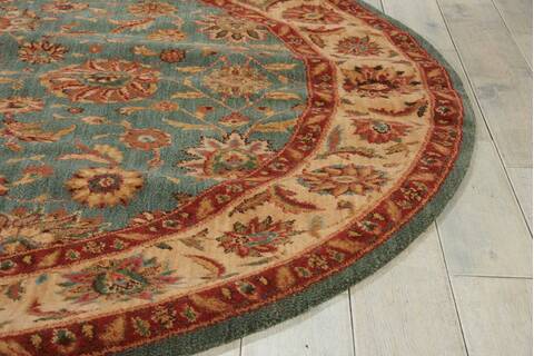 Nourison Living Treasures Blue Round 510 X 510 Area Rug 805-100413 Image 4