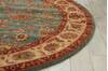 Nourison Living Treasures Blue Round 510 X 510 Area Rug 805-100413 Thumb 4