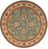 nourison_living_treasures_collection_wool_blue_round_area_rug_100413