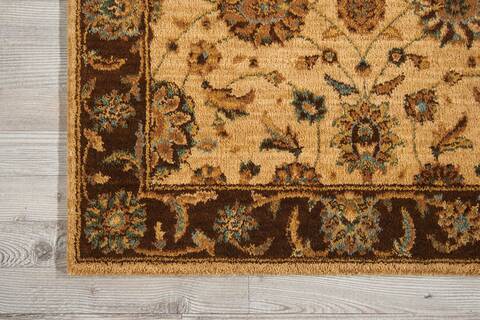 Nourison Living Treasures Beige Runner 26 X 120 Area Rug 805-100419 Image 1