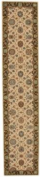 Nourison Living Treasures Beige Runner 10 to 12 ft Wool Carpet 100419