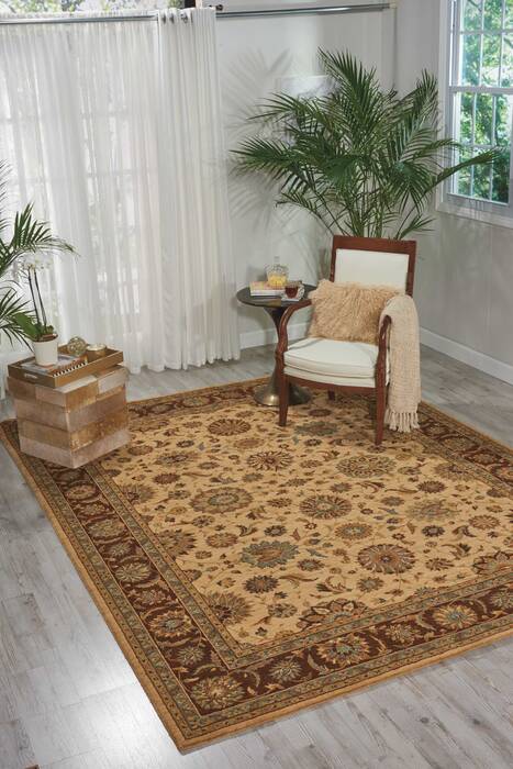 Nourison Living Treasures Beige 76 X 96 Area Rug 805-100426 Image 3