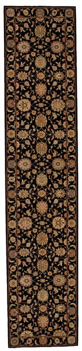 Nourison Living Treasures Black Runner 26 X 120 Area Rug 805-100429 Image 0
