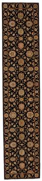 Nourison Living Treasures Black Runner 2'6" X 12'0" Area Rug  805-100429