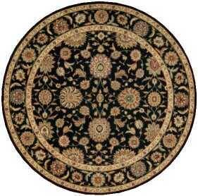 Nourison Living Treasures Black Round 510 X 510 Area Rug 805-100433 Image 0