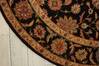 Nourison Living Treasures Black Round 510 X 510 Area Rug 805-100433 Thumb 1