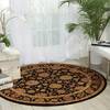 Nourison Living Treasures Black Round 510 X 510 Area Rug  805-100433 Thumb 3