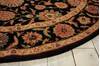 Nourison Living Treasures Black Round 510 X 510 Area Rug 805-100433 Thumb 4