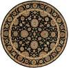 Nourison Living Treasures Black Round 510 X 510 Area Rug 805-100433 Thumb 0