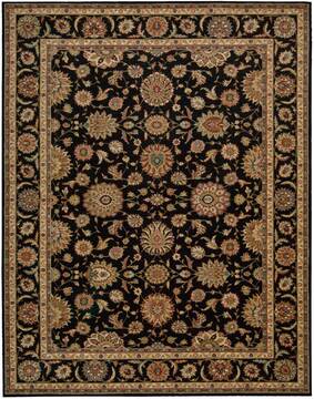 Nourison Living Treasures Black 7'6" X 9'6" Area Rug  805-100436