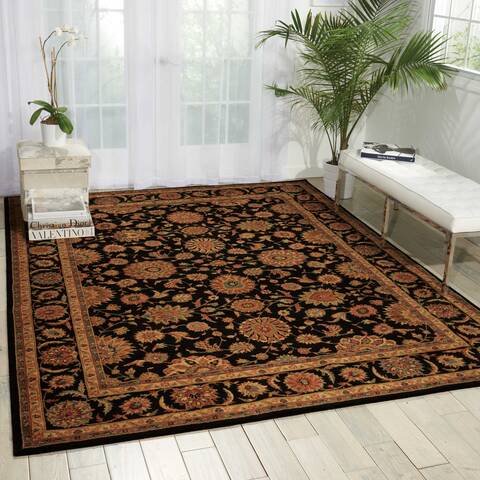 Nourison Living Treasures Black 99 X 139 Area Rug 805-100438 Image 3
