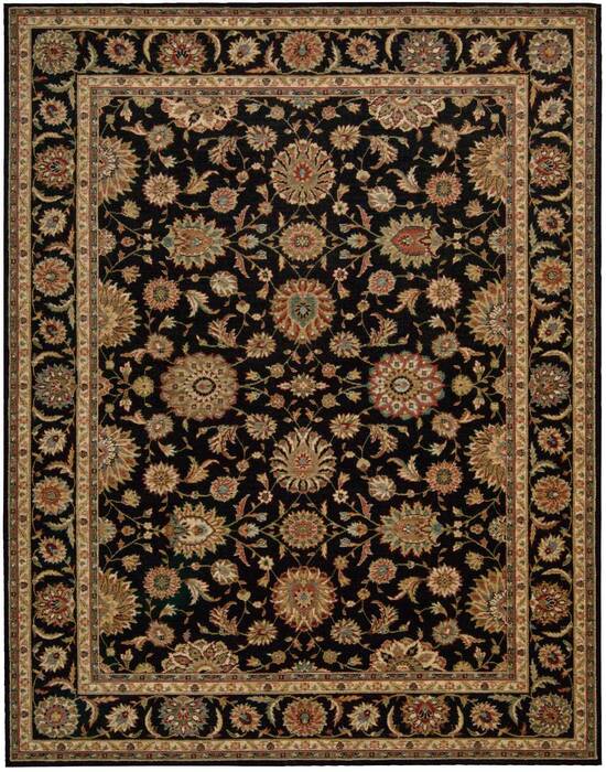 Nourison Living Treasures Black 99 X 139 Area Rug 805-100438 Image 0