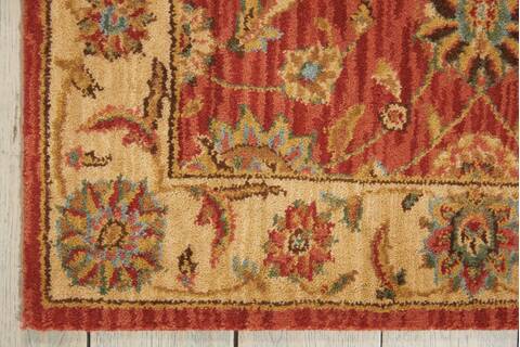 Nourison Living Treasures Red Runner 26 X 120 Area Rug 805-100439 Image 1
