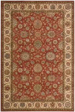 Nourison Living Treasures Red 5'6" X 8'3" Area Rug  805-100444