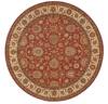 Nourison Living Treasures Red Round 710 X 710 Area Rug  805-100445 Thumb 0