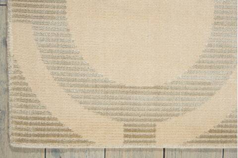 Nourison Luminance Beige 53 X 75 Area Rug 805-100451 Image 1