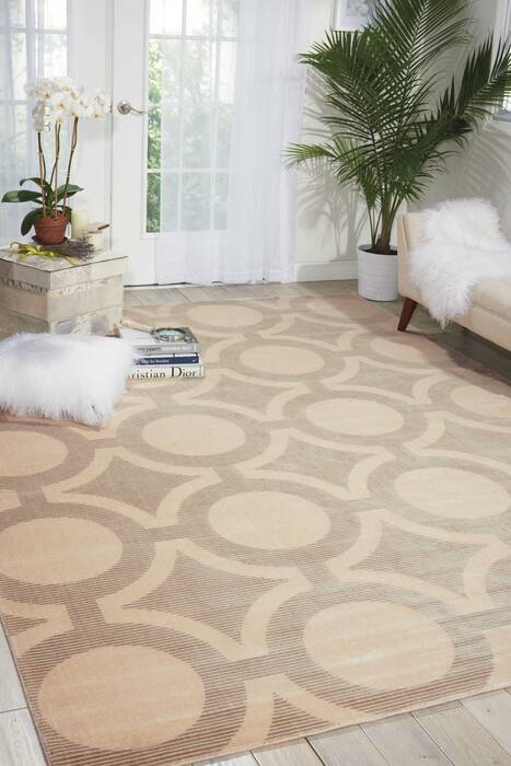 Nourison Luminance Beige 76 X 106 Area Rug 805-100452 Image 3