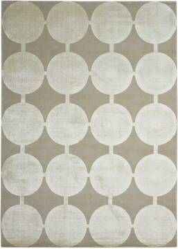 Nourison Luminance Grey Rectangle 3x5 ft Lucxelle Carpet 100455