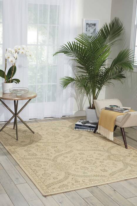 Nourison Luminance Beige 53 X 75 Area Rug 805-100466 Image 3