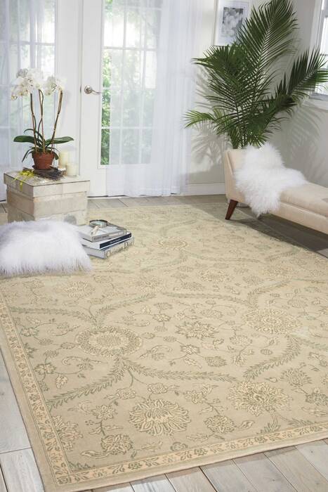 Nourison Luminance Beige 93 X 129 Area Rug 805-100468 Image 3