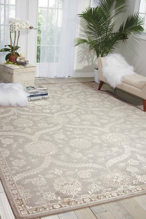 Nourison Luminance Beige 93 X 129 Area Rug 805-100473 Image 3