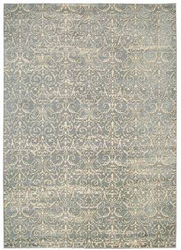 Nourison Luminance Blue Rectangle 3x5 ft Lucxelle Carpet 100475