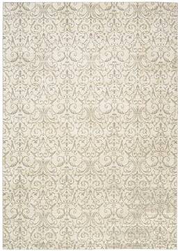 Nourison Luminance White Rectangle 3x5 ft Lucxelle Carpet 100480