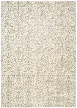 Nourison Luminance White 3'5" X 5'5" Area Rug  805-100480