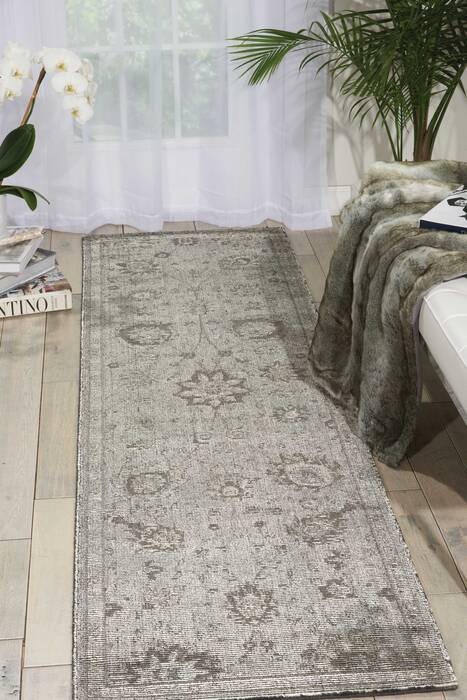 Nourison Luminance Grey Runner 23 X 80 Area Rug 805-100489 Image 3